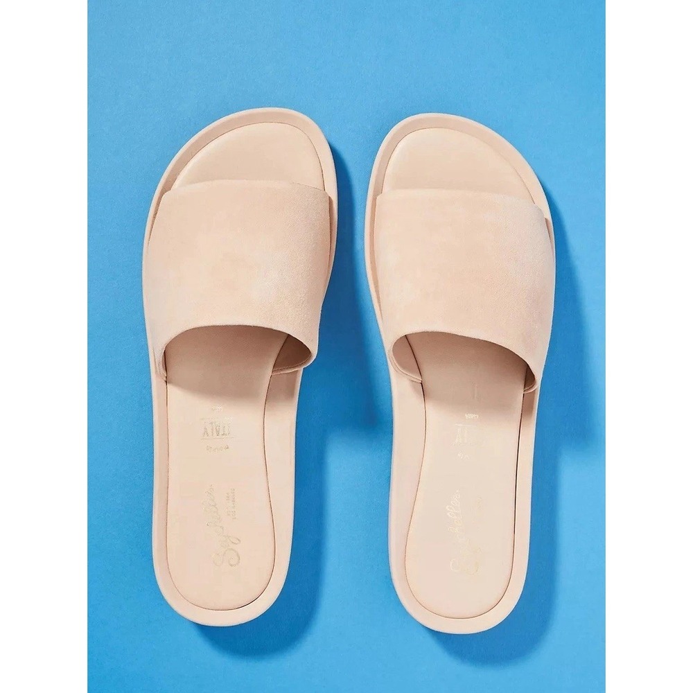 Seychelles So Zen Slide Sandals‎ Pink Suede / Women’s 11
